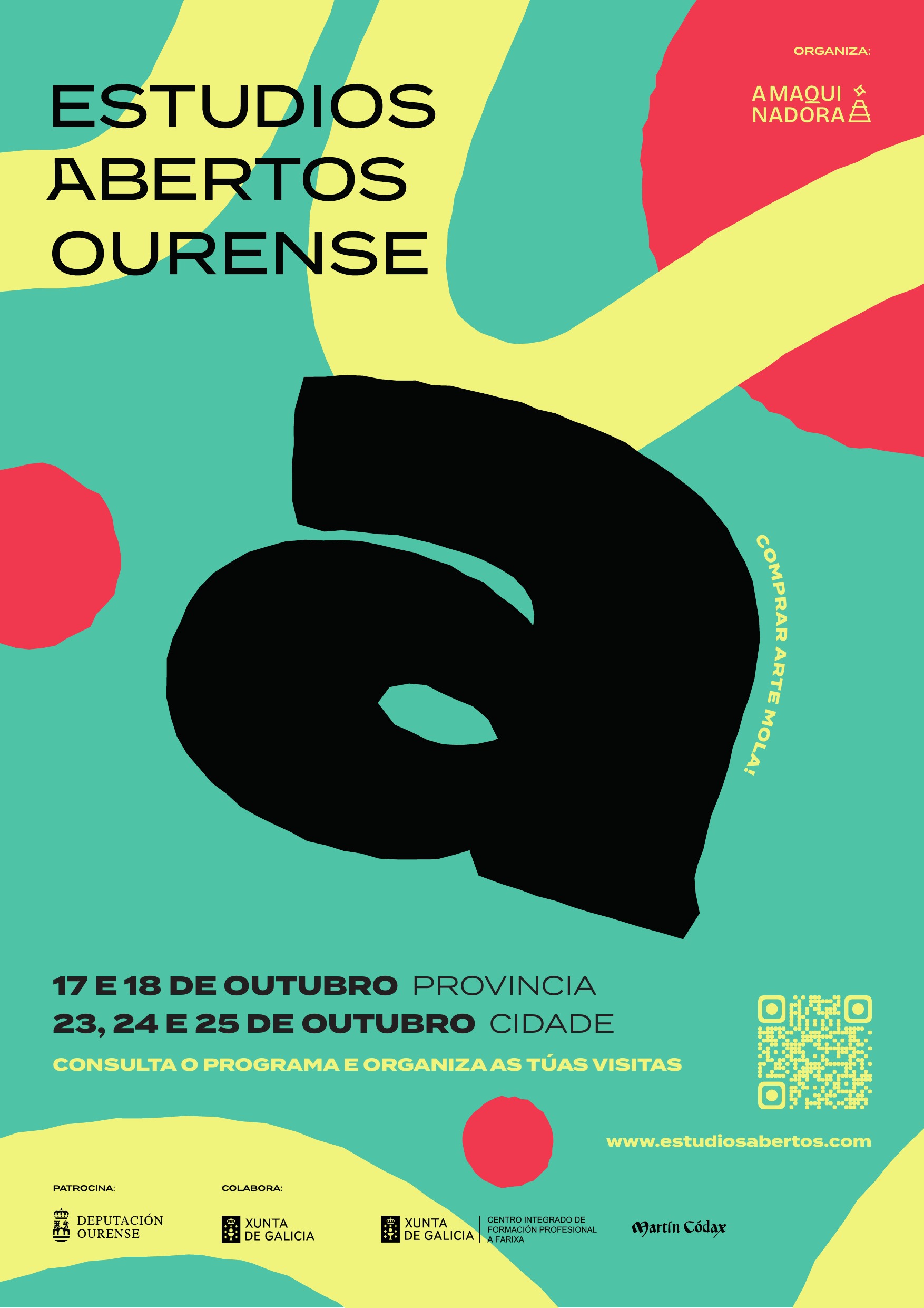 Cartel da III Edición de Estudios Abertos Ourense